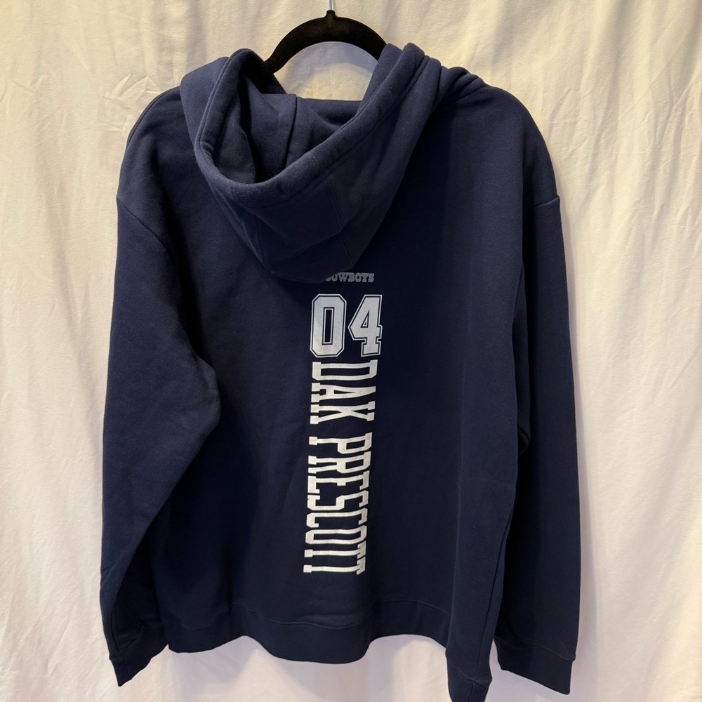 NFL Dallas Cowboys Dak Prescott Hoodie XL Fan Gear Football Pullover Fanatics - Picture 6 of 12